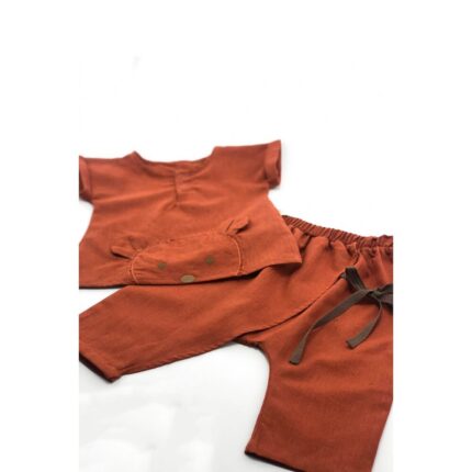 Keten Unisex Kiremit İkili Takım-E31