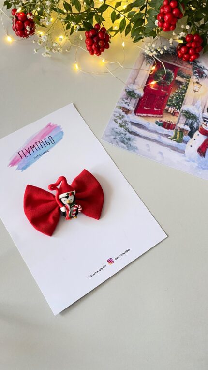 Noel Fiyonklu Saç Aksesuarı