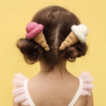 Tekli Cornet Dondurma Saç Aksesuarı-B15