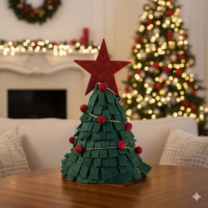 Yeni Yıl Çam Ağacı Saç Aksesuarı